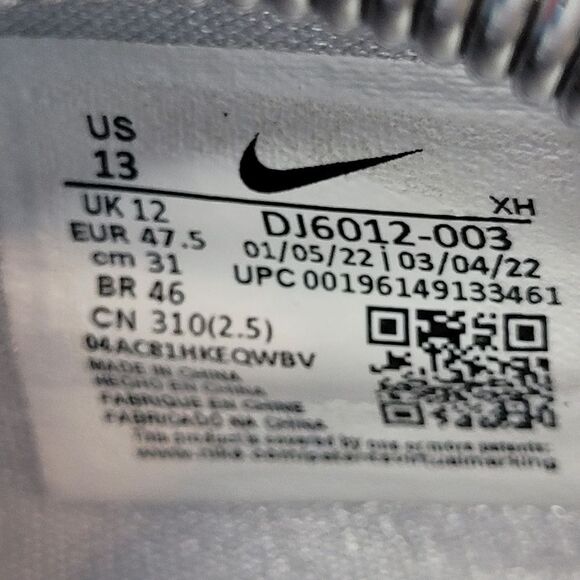 Nike Kyrie Low 5 Mens Sneaker Size 13  Football Grey Blue DJ6012-003 Shoes - Picture 8 of 9